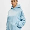 DEF Damen Hoody Basic In Blau -Modegeschäft für Damen def hoody blau 921573