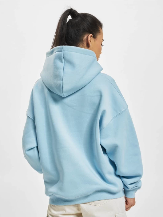 DEF Damen Hoody Basic In Blau 4 DEF Damen Hoody Basic In Blau – Bild 2