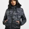 DEF Damen Winterjacke Bomber In Camouflage -Modegeschäft für Damen def winterjacke camouflage 351933