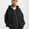 DEF Damen Zip Hoodie Oversized In Schwarz 2 DEF Damen Zip Hoodie Oversized In Schwarz -Modegeschäft für Damen def zip hoodie schwarz 921548