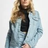 Denim Project Damen Jeansjacken Dpwlara In Blau