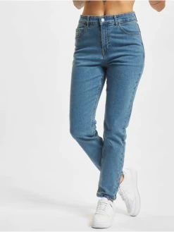 Denim Project Damen Slim Fit Jeans Dpwida Mom Slim Fit In Blau