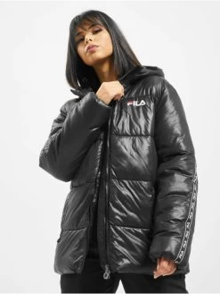 Fila Damen Puffer Jacket Line Shigemi In Schwarz