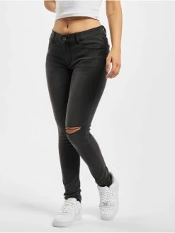 FORNARINA Damen Skinny Jeans BROKER In Schwarz