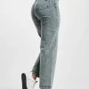 Freddy Damen Loose Fit Jeans High Waist Wide Leg - Washed Denim In Blau