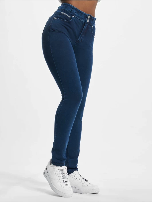 Freddy Damen Skinny Jeans N.O.W. Mid Waist In Blau 4 Freddy Damen Skinny Jeans N.O.W. Mid Waist In Blau – Bild 2
