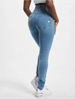 Freddy Damen Skinny Jeans Zipper In Blau