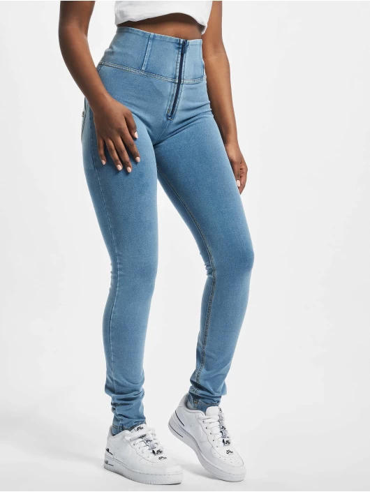 Freddy Damen Skinny Jeans Zipper In Blau 4 Freddy Damen Skinny Jeans Zipper In Blau – Bild 2