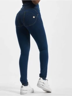 Freddy Damen Skinny Jeans Zipper In Blau