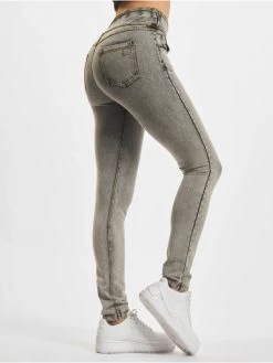 Freddy Damen Skinny Jeans Yoga Now Medium Denim In Grau