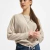 Damen Longsleeve Structure In Beige -Modegeschäft für Damen fresh made longsleeve beige 882527