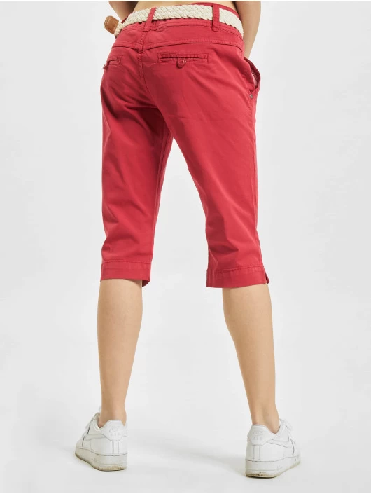 Damen Shorts Capri In Rot 4 Damen Shorts Capri In Rot – Bild 2
