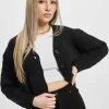 Damen Strickjacke DOB Kurzer Strick In Schwarz