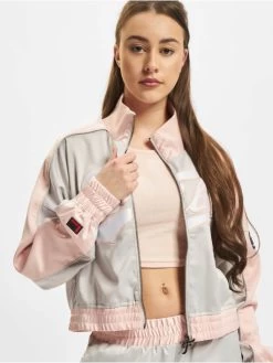 FUBU Damen Übergangsjacke Satin In Grau