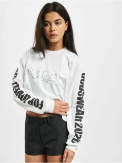 GCDS Damen Longsleeve Hello Kitty In Weiß