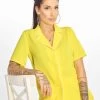Glamorous Damen Hemd Ladies In Gelb -Modegeschäft für Damen glamorous hemd gelb 597722