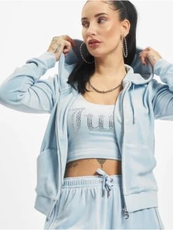 Juicy Couture Damen Zip Hoodie Robertson Class In Blau