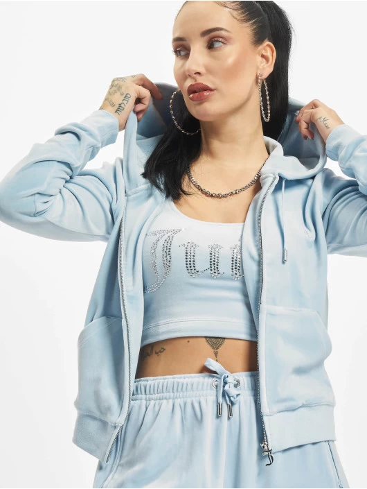Juicy Couture Damen Zip Hoodie Robertson Class In Blau 3 Juicy Couture Damen Zip Hoodie Robertson Class In Blau