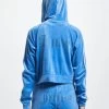 Juicy Couture Damen Zip Hoodie Contrast Madisi In Blau -Modegeschäft für Damen juicy couture zip hoodie blau 929079