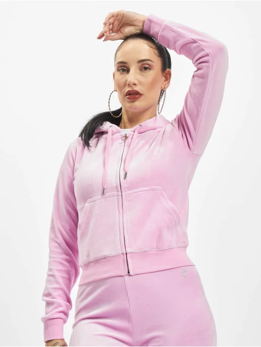 Juicy Couture Damen Zip Hoodie Robertson In Pink 3 Juicy Couture Damen Zip Hoodie Robertson In Pink