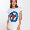 Damen T-Shirt The Who Classic Target In Weiß -Modegeschäft für Damen merchcode t shirt weiss 489538