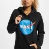 Mister Tee Damen Hoody Ladies Nasa In Schwarz -Modegeschäft für Damen mister tee hoody schwarz 852133