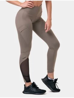 NEBBIA Damen Legging Fit & Smart High Waist In Braun