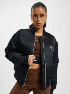 Nike Damen Bomberjacke Air In Schwarz