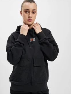 Nike Damen Hoody Fleece In Schwarz