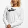 Nike Damen Longsleeve Essntl Icon In Weiß 1 Nike Damen Longsleeve Essntl Icon In Weiß -Modegeschäft für Damen nike longsleeve weiss 848611