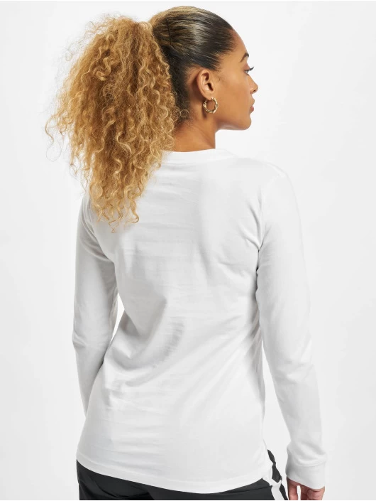 Nike Damen Longsleeve Essntl Icon In Weiß 4 Nike Damen Longsleeve Essntl Icon In Weiß – Bild 2