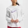 Nike Damen Longsleeve Boxy In Weiß -Modegeschäft für Damen nike longsleeve weiss 975026
