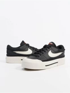 Nike Damen Sneaker Court Legacy Lift In Schwarz