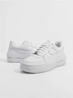 Nike Damen Sneaker Air Force 1 Platform "Triple-White" In Weiß