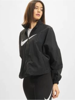 Nike Damen Übergangsjacke Essential Woven In Schwarz