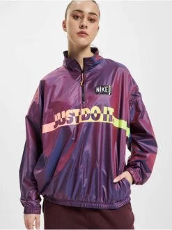 Nike Damen Übergangsjacke W NSW WVN PO JKT Wash In Violet
