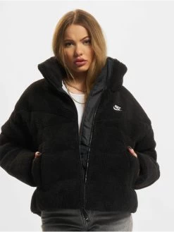 Nike Damen Winterjacke TF City Sherpa In Schwarz