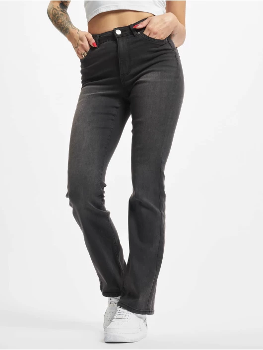 ONLY Damen High Waist Jeans Wauw Flared High Waist In Schwarz 3 ONLY Damen High Waist Jeans Wauw Flared High Waist In Schwarz