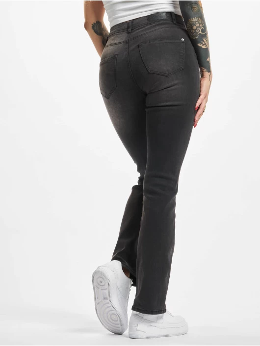 ONLY Damen High Waist Jeans Wauw Flared High Waist In Schwarz 4 ONLY Damen High Waist Jeans Wauw Flared High Waist In Schwarz – Bild 2