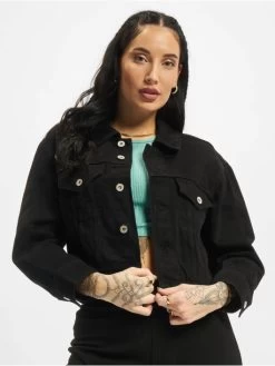 ONLY Damen Jeansjacken Jagger Pleat In Schwarz