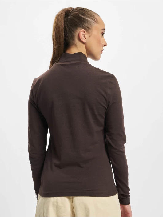 ONLY Damen Longsleeve Live Love Highneck In Braun 4 ONLY Damen Longsleeve Live Love Highneck In Braun – Bild 2