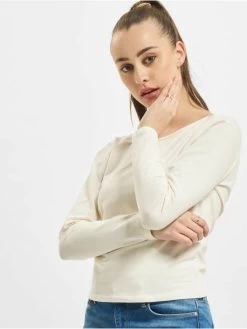 ONLY Damen Longsleeve OnlNiff Life Open Back In Weiß