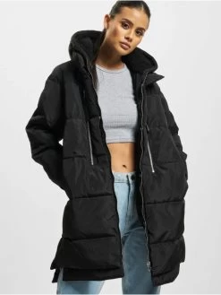ONLY Damen Mantel Nora Long Puffer In Schwarz