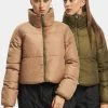 ONLY Damen Puffer Jacket Ricky Reversibel In Beige -Modegeschäft für Damen only puffer jacket beige 927512