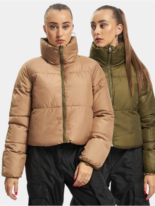 ONLY Damen Puffer Jacket Ricky Reversibel In Beige 3 ONLY Damen Puffer Jacket Ricky Reversibel In Beige