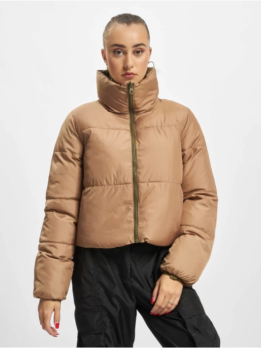 ONLY Damen Puffer Jacket Ricky Reversibel In Beige 4 ONLY Damen Puffer Jacket Ricky Reversibel In Beige – Bild 2