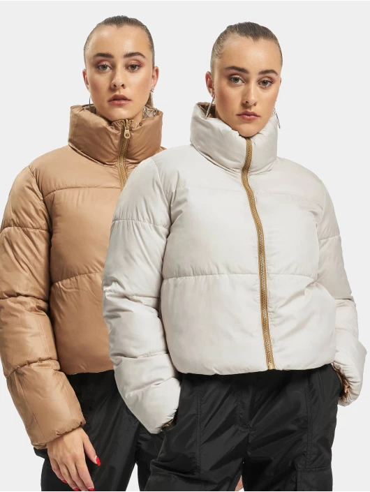 ONLY Damen Puffer Jacket Reversibel In Grau 3 ONLY Damen Puffer Jacket Reversibel In Grau