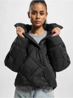 ONLY Damen Puffer Jacket Carol In Schwarz