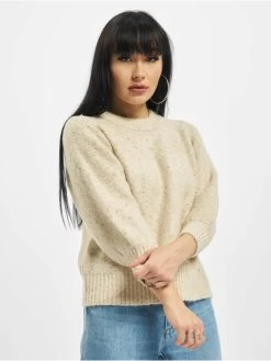 ONLY Damen Pullover OnlBelle 3/4 Glitter In Beige