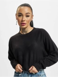 ONLY Damen Pullover Amalia Batwing In Schwarz